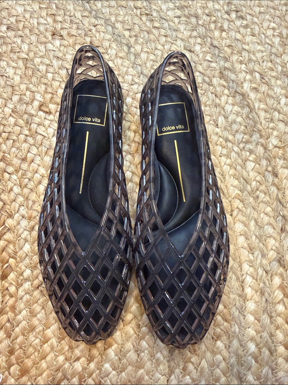 Dolce Vita Jam Jelly Flat - Black Vinyl - Picture 2 of 3